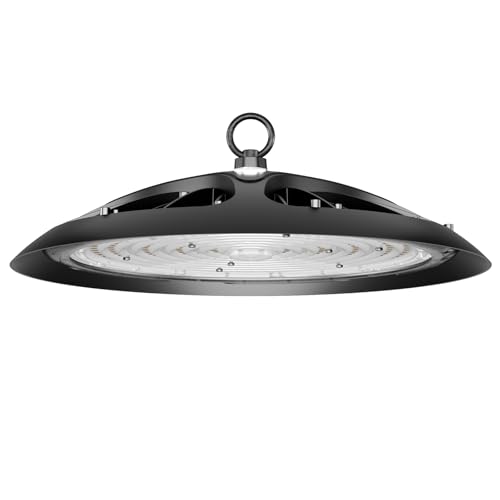 ANTENLICHT Hallenstrahler LED High Bay Light 200W in Kaltweiß 6000K mit Ultradünn Treiber, LED UFO Hallenbeleuchtung mit Höhen Effizienz 170LM/W, Abstrahlwinkel 90° Schutzart IP65 von ANTENLICHT