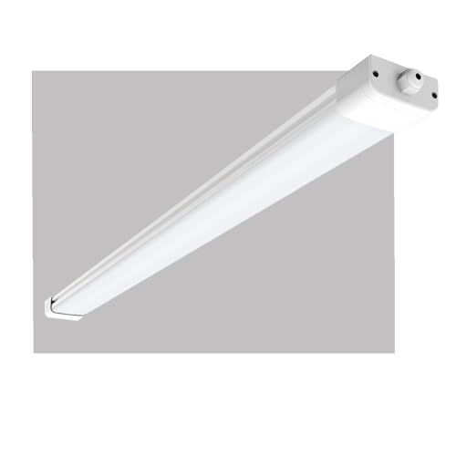 ANTENLICHT LED Feuchtraumleuchte 150CM mit 45W 4950Lumen in Kaltweiß 6000K, Ultraslim Deckenleucht Wasserfest IP65 Verknüpfbar - Kellerleuchte, Wannenleuchte für Büro Keller Garage und Feuchtraum von ANTENLICHT