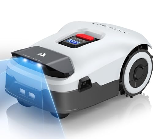 ANTHBOT Genie1000 Mähroboter ohne Begrenzungskabel, KI-Rasenroboter mit RTK, 4D-Kamera-Navigation, bis 1900 m², Zonensteuerung & Hinderniserkennung von ANTHBOT