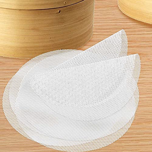 ANTHYTA 12 Stück Silikon Dämpfer Matte Antihaft Runde Steamer Pad Wiederverwendbare Dumplings Matte Dampfgarer Netz Silikon Dampf Netz für Bambusdämpfer Reis Dim Sum Durchmesser: 25cm ANTHYTA 12 Stück Silikon Dämpfer Matte Antihaft Runde Steamer Pad Wiederverwendbare Dumplings Matte Dampfgarer Netz Silikon Dampf Netz für Bambusdämpfer Reis Dim Sum Durchmesser: 25cm von ANTHYTA