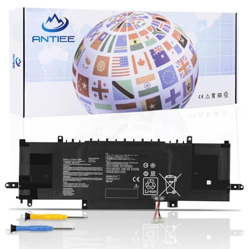 ANTIEE 42Wh B31N1911 C31N1911 Laptop Akku für ASUS VivoBook Flip K413EA K413FA K413FP S433EA S433FA TM420U TM420UA TP420UA TP470EA TP470EZ X413EA X413JA X421DA X421EA X421EP X421FF X421FQ 11.55V von ANTIEE
