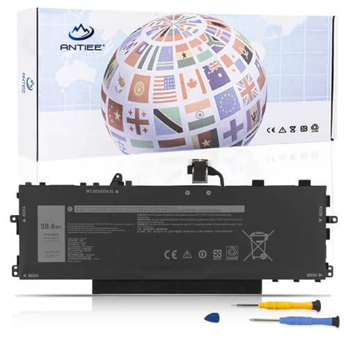 ANTIEE 59.6Wh GHJC5 3VV58 0JJ4XT Laptop Akku Kompatibel mit Adell Latitude 9420 9430 Series 11.55V von ANTIEE