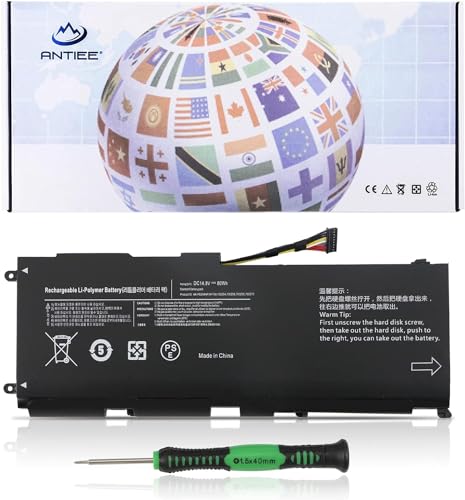 ANTIEE AA-PBZN8NP Laptop Akku Kompatibel mit Serie 7 Notebook Np-700 Np-700z Np700Z7C NP700Z5A NP700Z5B NP700Z5C NP700Z5AH NP700Z7A NP700Z5CH NP770Z7E BA43-0031 8A 8A P42 GL5-01-N01 1588-3366 von ANTIEE