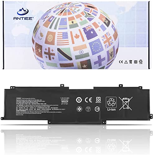 ANTIEE DG06XL 925149-855 Laptop Akku Kompatibel mit HP Omen X 17-AP 17-AP0XX AP001TX AP046TX AP045TX AP000NB AP003NE AP005NG 17-AP010NR AP020NR AP047TX DGO6XL 925197-271 TPN-Q197 11.55V 99Wh von ANTIEE