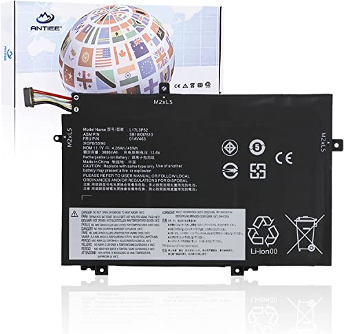 ANTIEE L17L3P52 01AV463 Battery Akku Kompatibel mit Lenovo ThinkPad L480 L490 L580 L590 L14 L15 Series L17M3P53 SB10K97610 SB10K97611 01AV464 L17M3P54 SB10K97612 01AV465 L17C3P52 SB10K97613 01AV466 von ANTIEE