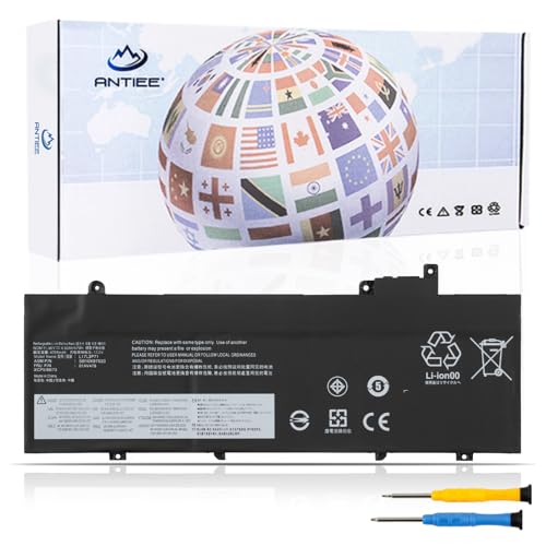 ANTIEE L17L3P71 01AV478 Laptop Akku Kompatibel mit ThinkPad T480S 20L7 20L8 Series Notebook L17M3P71 L17M3P72 01AV479 01AV480 SB10K97620 SB10K97621 SB10K97622 11.58V 57Wh 4920mAh von ANTIEE