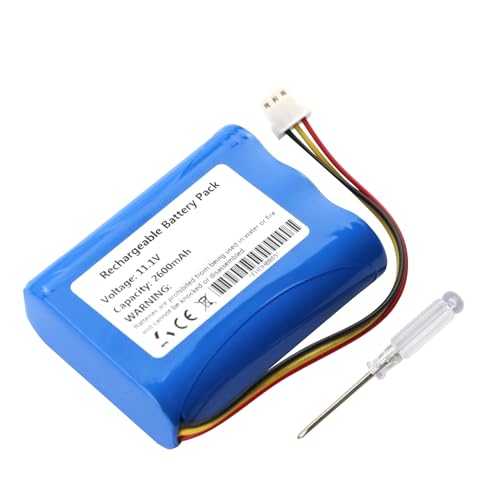 ANTIEE MYR500VX Akku für Moneual Everybot RS500 Everybot RS700 Part NO: 12J001609 Rechargeable Vacuum Cleaner 11.1V 2600mAh von ANTIEE