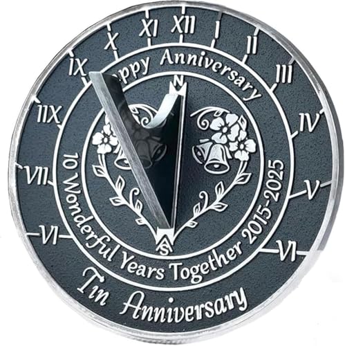 ANTIQUEMEDIEVAL Sonnenuhr zum 10. Hochzeitstag 2025, Geschenk für den Garten ANTIQUEMEDIEVAL Sonnenuhr zum 10. Hochzeitstag 2025, Geschenk für den Garten von ANTIQUEMEDIEVAL