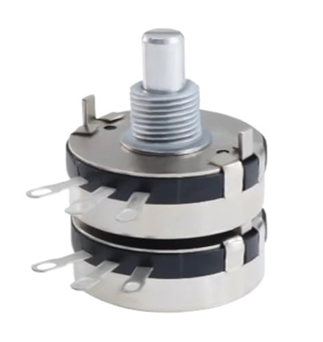 Doppel-Dreifachpotentiometer WTH118 2W 100K 200K 470K 680K Hochleistung(Triple,POTEN.+KNOB_1M) von ANTJWXYQ