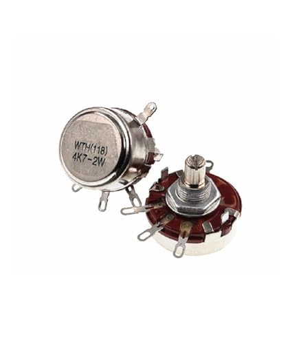 Inverter-schweißgerät Funken Einzelumdrehung Geschwindigkeit Temperaturknopf 4K7-2W10K-2W Potentiometer WTH118 mit Verlängerungskabel(10K 2W 2m line with cap) von ANTJWXYQ