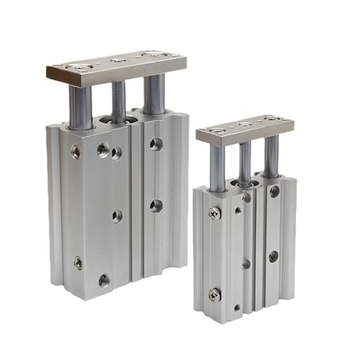 Kompakter Führungszylinder Pneumatischer Zylinder TCL12X10S TCL16X25S TCL20X40S TCL25X75S TCL32 TCL40 TCL50 TCL63 TCL80(400mm Stroke,TCL40) von ANTJWXYQ