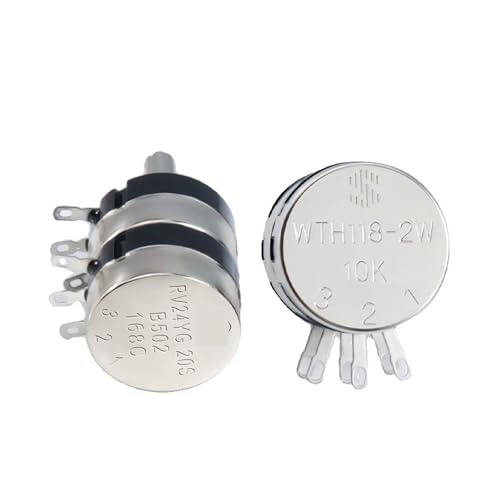 Singleturn-Kohlefilmpotentiometer WTH118 Doppel-RV24YG20S Drehzahlregelung 1K2K 5K 10K 220K 470K1M(Poten.+A03 round,WTH118 1M) von ANTJWXYQ