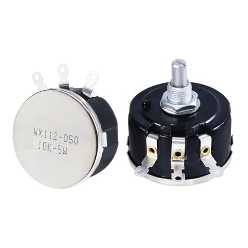 WX112 eingängiges, einstellbares Drahtpotentiometer WX050 47 Ohm 560 Ohm 1K 2K2 4K7 10K 47K5W(Poten.+MF A03 6mm,1K) von ANTJWXYQ