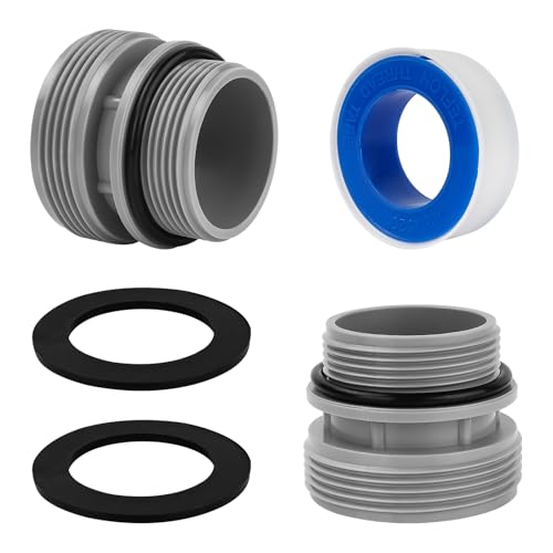 ANTOBLE 4560 Schwimmanweiser für Intex Adapter 38mm Pool Schlauchadapter, 40mm auf DN40 (1 1/2 Zoll) Konversionskit für Intex Coleman Hayward Filterpumpen Pool Adapter ANTOBLE 4560 Schwimmanweiser für Intex Adapter 38mm Pool Schlauchadapter, 40mm auf DN40 (1 1/2 Zoll) Konversionskit für Intex Coleman Hayward Filterpumpen Pool Adapter von ANTOBLE
