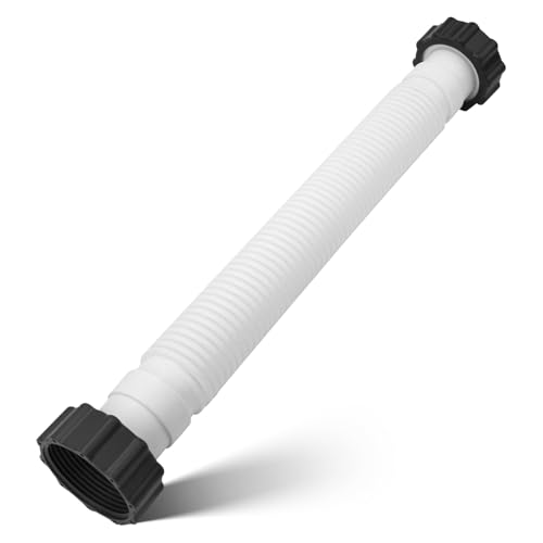 ANTOBLE Poolpumpenschlauch Ø 38 mm/40,5 cm Kompatibel mit Intex Sandfilter- und Krystal Clear Sandfilter-Ersatzteilen,für Intex 26371CA, 26371EH, 28647EG SF70110-2 Sandfilterpumpe (Art.-Nr. 11535) von ANTOBLE