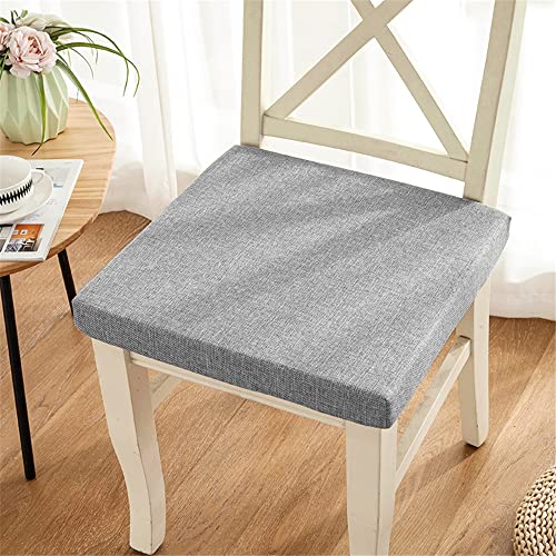 ANWEALTH Indoor Stuhlkissen Memory Foam-Sitzkissen für Sessel rutschfeste Stuhlpolster Sitzerhöhung bequemes Sitzpolster für den Innen und Außenbereich Auto Büro Sofa (40 x 40 x 3 cm grau) von ANWEALTH