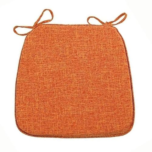 ANWEALTH Stuhlpolster für Esszimmerstühle mit Bändern Sitzkissen für Küchenstühle Stuhlkissen für Esszimmer im Landhausstil rutschfeste Dicke waschbare Stuhlkissenpolster (06 1 Stück: 38 x 35 cm) von ANWEALTH