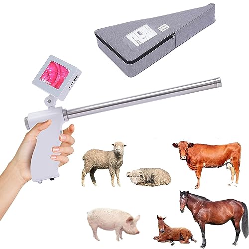 ANXYYDS Künstliche Befruchtungspistole für Rinder, visuelle Befruchtungspistole, professionelle Werkzeuge für die Besamung von Tierärzten, mit 5-Megapixel-Kamera und 360°-Bildschirm,Pig/Sheep von ANXYYDS