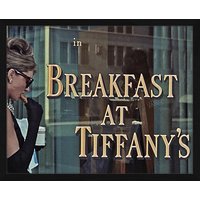 ANY IMAGE Digitaldruck »Frühstück bei Tiffany«, Rahmen: Buchenholz, Schwarz von ANY IMAGE