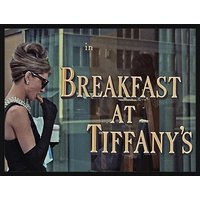 ANY IMAGE Digitaldruck »Frühstück bei Tiffany«, Rahmen: Buchenholz, Schwarz von ANY IMAGE
