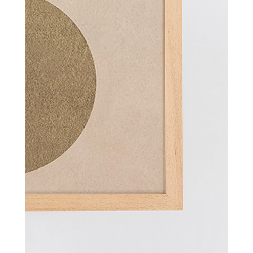 ANY IMAGE Digitaldruck »Geometrische Kunst III«, Rahmen: Buchenholz, natur - braun von ANY IMAGE