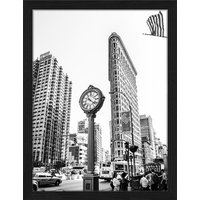 ANY IMAGE Digitaldruck »Manhattan, New York«, Rahmen: Buchenholz, Schwarz von ANY IMAGE