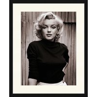 ANY IMAGE Digitaldruck »Marilyn Monroe«, Rahmen: Buchenholz, Schwarz von ANY IMAGE