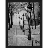 ANY IMAGE Digitaldruck »Montmartre«, Rahmen: Buchenholz, Schwarz von ANY IMAGE