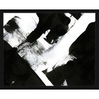 ANY IMAGE Digitaldruck »Schwarz Abstrakt«, Rahmen: Buchenholz, Schwarz von ANY IMAGE