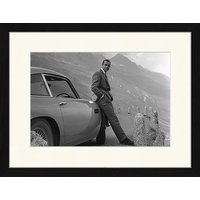 ANY IMAGE Digitaldruck »Sean Connery, James Bond«, Rahmen: Buchenholz, Schwarz von ANY IMAGE