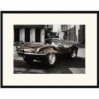 ANY IMAGE Digitaldruck »Steve McQueen, Jaguar E Type«, Rahmen: Buchenholz, Schwarz von ANY IMAGE