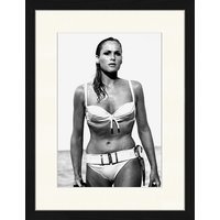 ANY IMAGE Digitaldruck »Ursula Andress, Bond Girl«, Rahmen: Buchenholz, Schwarz von ANY IMAGE