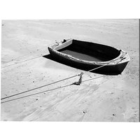 ANY IMAGE Kunstdruck »Das Boot am Strand«, mehrfarbig, Alu-Dibond - bunt von ANY IMAGE