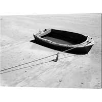 ANY IMAGE Kunstdruck »Das Boot am Strand«, mehrfarbig, Alu-Dibond - bunt von ANY IMAGE