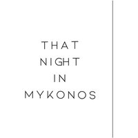ANY IMAGE Kunstdruck »Diese Nacht in Mykonos«, mehrfarbig, Alu-Dibond - bunt von ANY IMAGE
