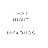 ANY IMAGE Kunstdruck »Diese Nacht in Mykonos«, mehrfarbig, Alu-Dibond - bunt von ANY IMAGE