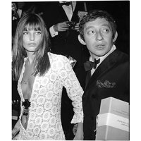 ANY IMAGE Kunstdruck »Jane Birkin & Serge Gainsbourg«, mehrfarbig, Alu-Dibond - bunt von ANY IMAGE