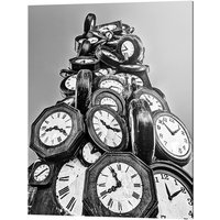 ANY IMAGE Kunstdruck »Uhren«, mehrfarbig, Alu-Dibond - bunt von ANY IMAGE
