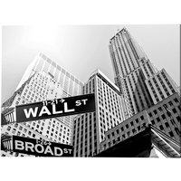 ANY IMAGE Kunstdruck »Wall Street«, mehrfarbig, Alu-Dibond - bunt von ANY IMAGE