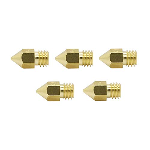 ANYCUBIC 3D Drucker Düse 5 Pcs, FDM-Universaldüse, 0,4 mm Extruder Nozzle with m6 thread für 1.75 mm Filament 3D Drucker, für FDM 3D Printers von ANYCUBIC