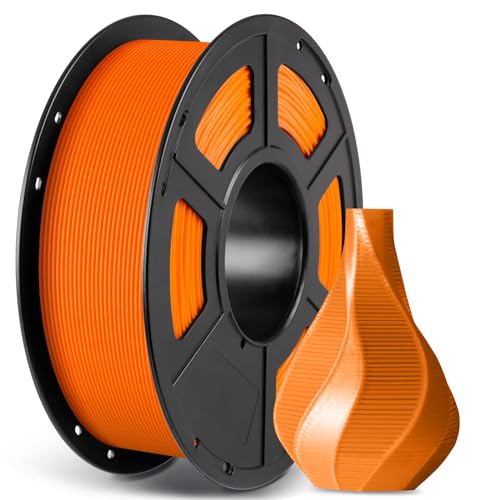 ANYCUBIC PLA Filament 1.75mm, 3D Drucker Filament PLA, Filament 3d Druckmaterialien für FDM 3D-Drucker, Vakuumverpackung, Ordentliche Spule, 1kg PLA Orange von ANYCUBIC