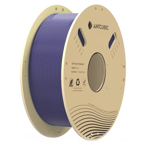 ANYCUBIC PLA Filament 1.75mm, 3D Drucker PLA Filament Maßgenauigkeit +/- 0.02mm, Intelligente Identifikation, 1KG Interstellar Lila von ANYCUBIC