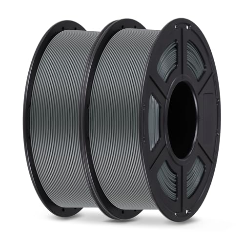 ANYCUBIC PLA Filament 1.75mm, 3D Drucker Filament PLA 2kg, Filament 3d Druckmaterialien für FDM 3D-Drucker, Intelligente Identifikation, Grau von ANYCUBIC
