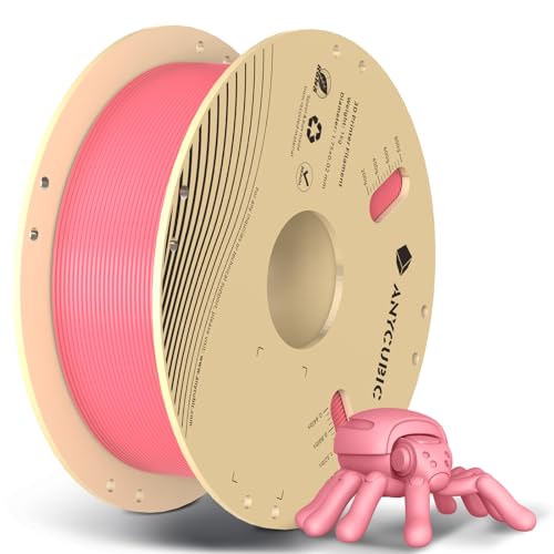 ANYCUBIC Filament 1.75 PLA Rosa, 1KG 3D Drucker Filament PLA Präzision von ANYCUBIC