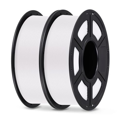ANYCUBIC PLA Filament 1.75mm, 3D Drucker Filament PLA 2kg, Filament 3d Druckmaterialien für FDM 3D-Drucker, Intelligente Identifikation, Weiß von ANYCUBIC