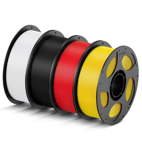 ANYCUBIC Refill High Speed PLA und Spool Kit, Bis zu 600 mm/s Hohe Geschwindigkeit 3D Drucker Filament, Intelligente Identifikation 4KG Schwarz Weiß Rot Gelb ANYCUBIC Refill High Speed PLA und Spool Kit, Bis zu 600 mm/s Hohe Geschwindigkeit 3D Drucker Filament, Intelligente Identifikation 4KG Schwarz Weiß Rot Gelb von ANYCUBIC