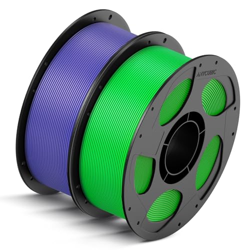 ANYCUBIC Refill High Speed PLA und Spool Kit, Bis zu 600 mm/s Hohe Geschwindigkeit 3D Drucker Filament, Intelligente Identifikation 2KG Lila Klassisch Grün ANYCUBIC Refill High Speed PLA und Spool Kit, Bis zu 600 mm/s Hohe Geschwindigkeit 3D Drucker Filament, Intelligente Identifikation 2KG Lila Klassisch Grün von ANYCUBIC
