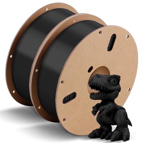 ANYCUBIC Hohe Geschwindigkeit PLA Filament 1.75mm, 2kg High Speed PLA 3D Drucker Filament HS PLA Schwarz von ANYCUBIC