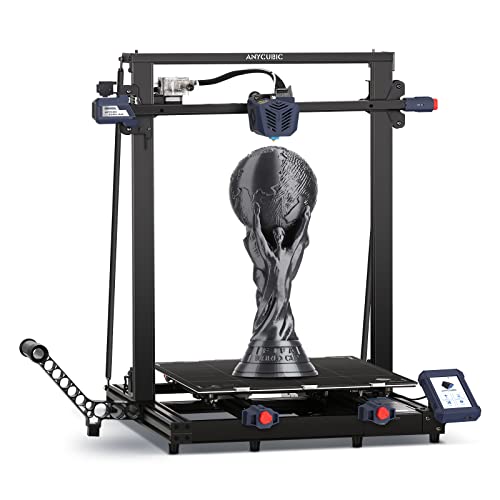 ANYCUBIC Kobra MAX 3D Drucker, 3D Printer mit Automatischem 25-Punkt-Leveln, Riesiger Druckgröße von 400x400x450mm, Doppelschraubenmotor und Karborundglas-Bauplatte, Kompatibel mit PLA/ABS/PETG/TPU von ANYCUBIC