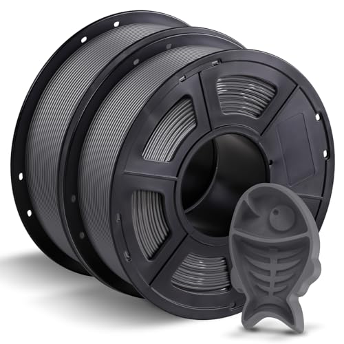 ANYCUBIC PETG Filament 1,75 mm, 2kg Grau 3D-Druck-Filament für 3D-Drucker, Maßgenauigkeit +/- 0,02 mm, Vakuumverpackung, Ordentliche Spule von ANYCUBIC